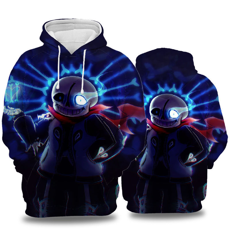 满速 传说之下sans周边衣服男卫衣外套秋冬undertale游戏青少年中小