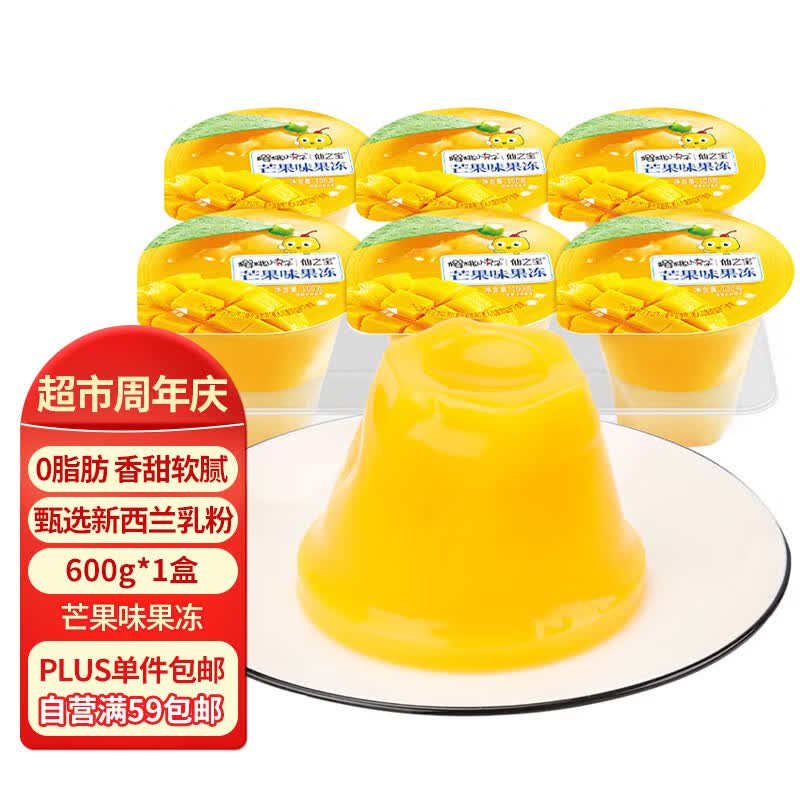樱桃小丸子国产蒟蒻芒果散装儿童果冻100g*6大杯休闲食品零食网红布丁大礼包属于什么档次？