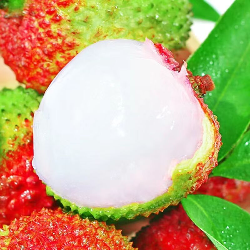 京橙美锦【顺丰冷链】海南妃子笑老树荔枝新鲜现摘当季水果礼盒糖白罂味桂 净重3斤大果【精品装】单果20g+