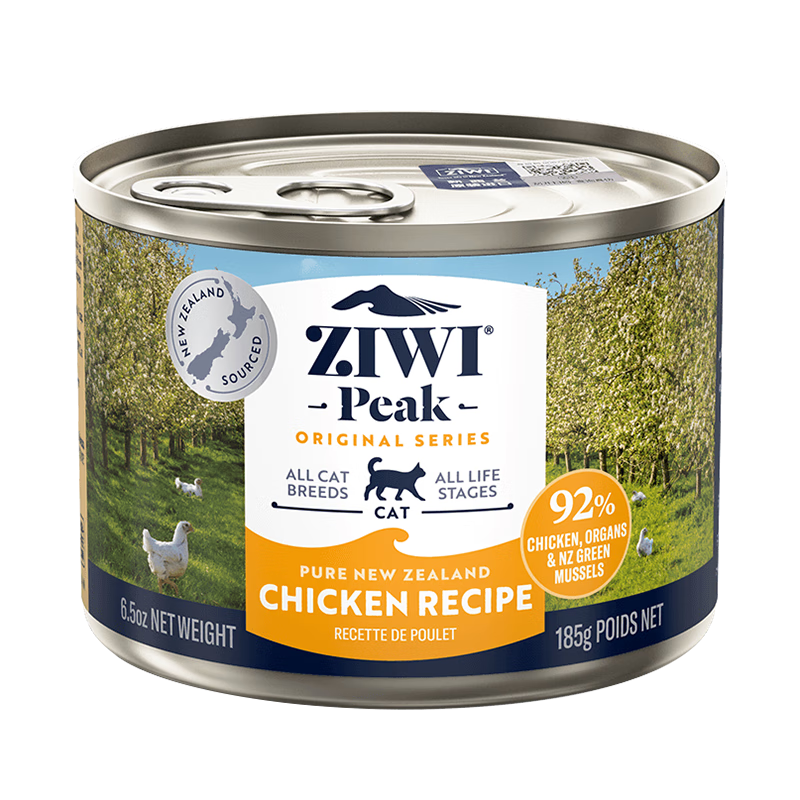 ZiwiPeak滋益鸡肉猫罐头185g*1罐主食零食全猫通用
