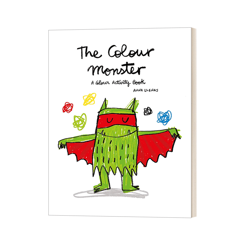 colour monster - activity book 情绪小怪兽活动书 英文版 英文原版