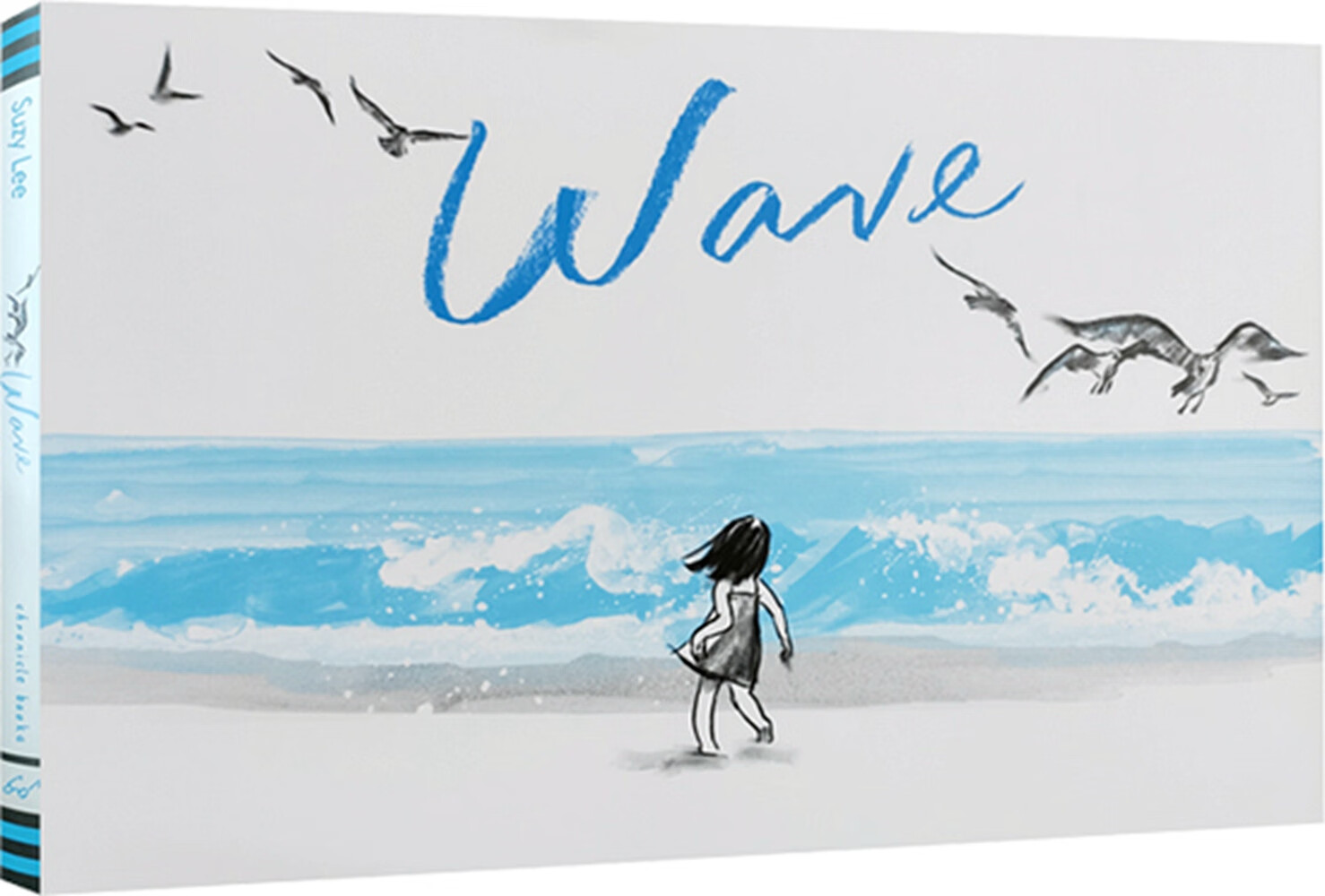 现货【英文原版】wave 海浪 精装绘本 suzy lee 风格插画 儿童图画书