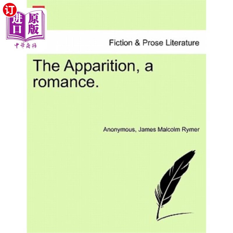 海外直订the apparition, a romance. 幻影显形,一部罗曼史.