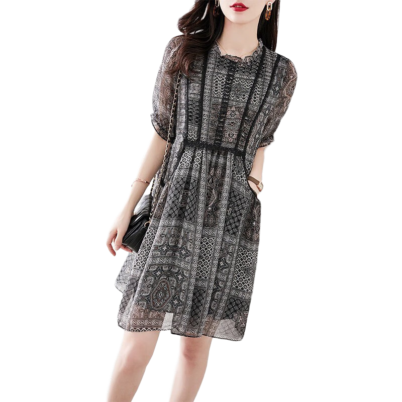 ɯ�ݶ��� ѩ������ȹ 17101 ��ɫ��5XL