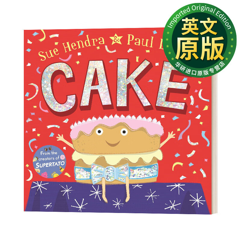 cake 英文原版 蛋糕 土豆超人作者绘本 英文版 进口英语原版书籍