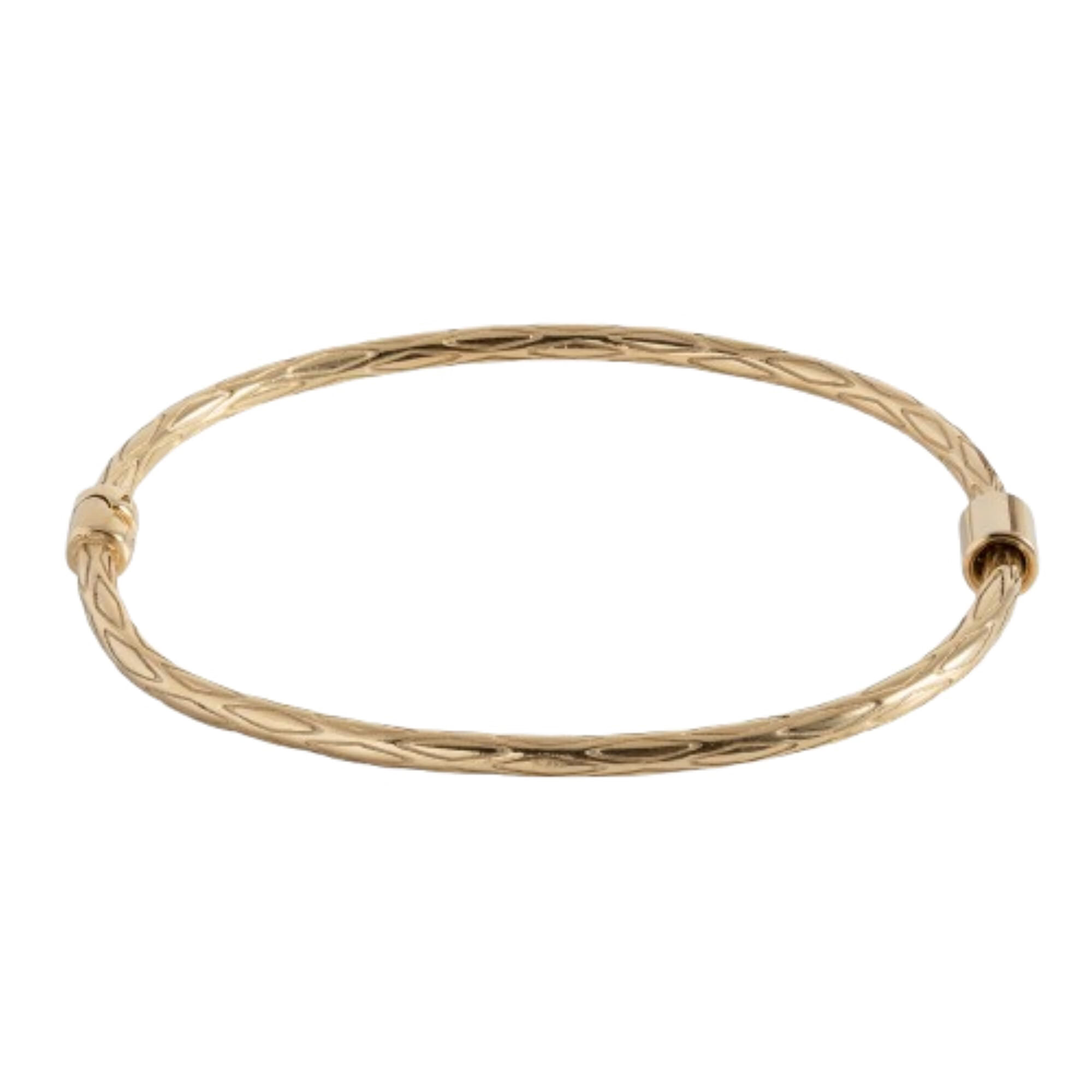 Alex and ani 可互换钻石纹理铰链底座  不锈钢  无宝石 Stainless Gold One Size