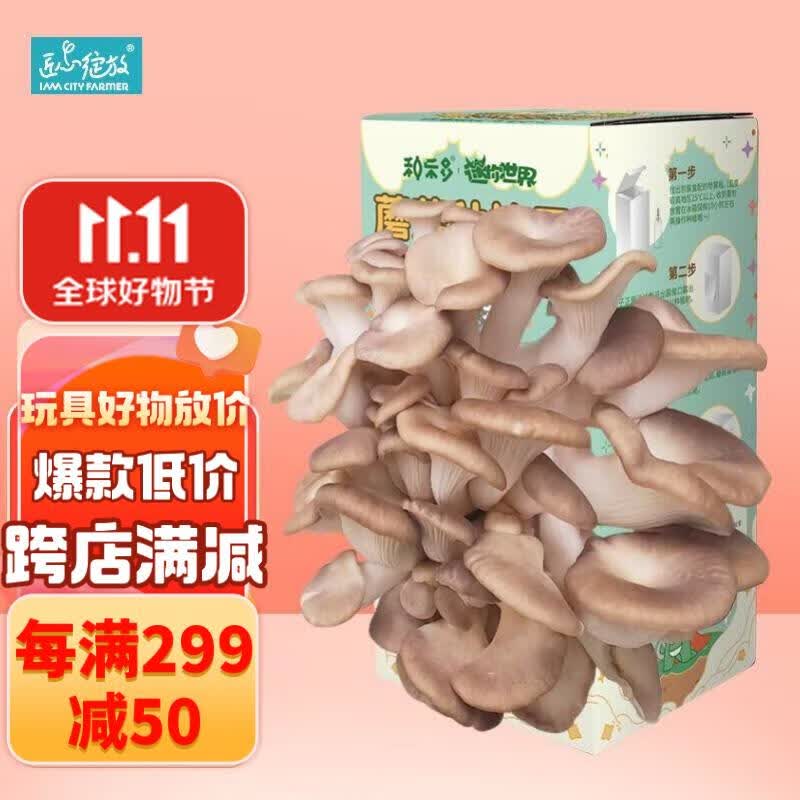 匠心绽放秀珍菇 蘑菇种植包 迷你世界可食用菌包菌棒菌种新鲜男孩女孩礼物使用感如何?