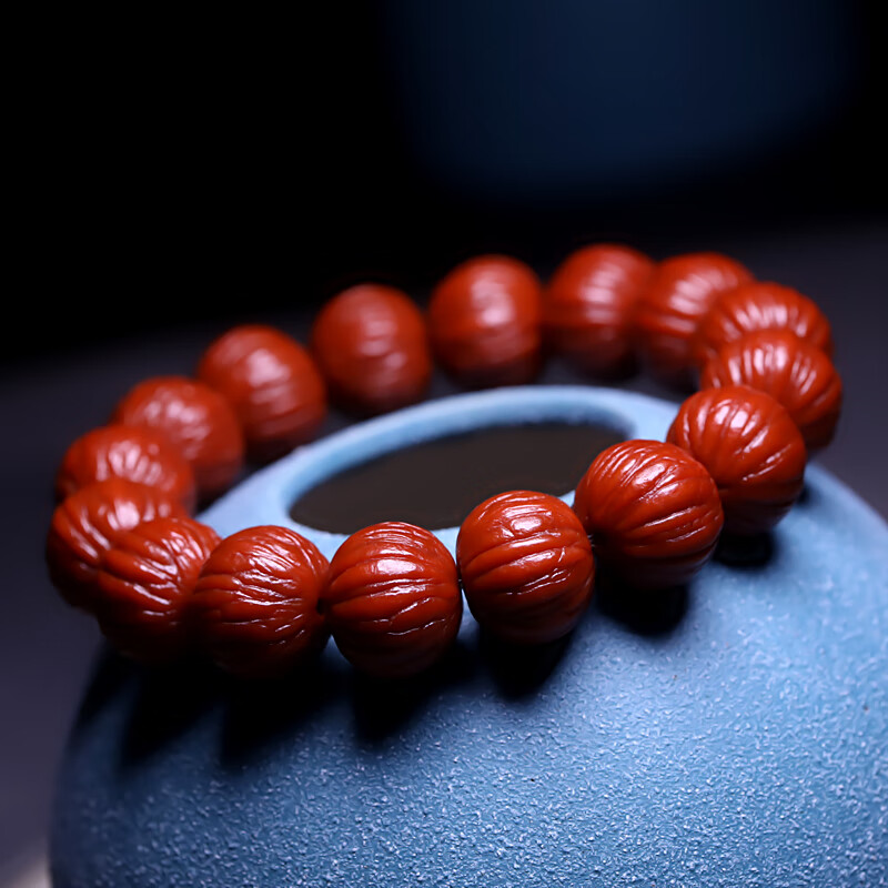 翡芙迪机刷包浆猴头土豪手串全品凤羽猴头南瓜男女单圈佛珠文玩手链