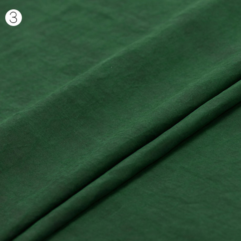 妙普乐龟裂纹香云纱纯色龟纹面料布料桑莨绸服装的 7-3#绿-色