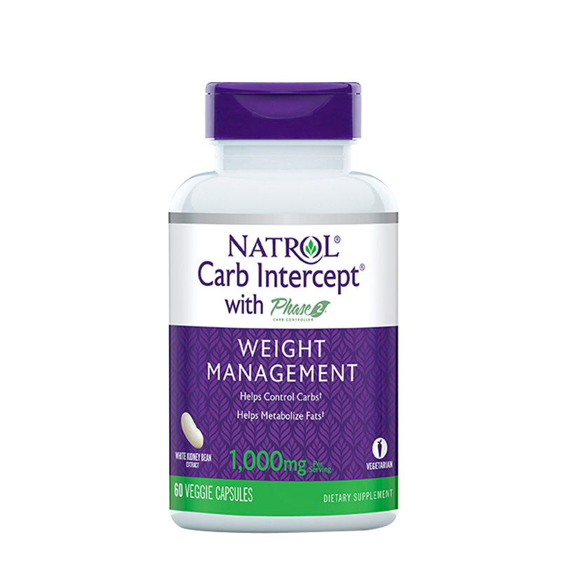 NATROL 美国纳妥 白芸豆淀粉酶阻断剂 减肥减脂瘦身体重管理 60粒
