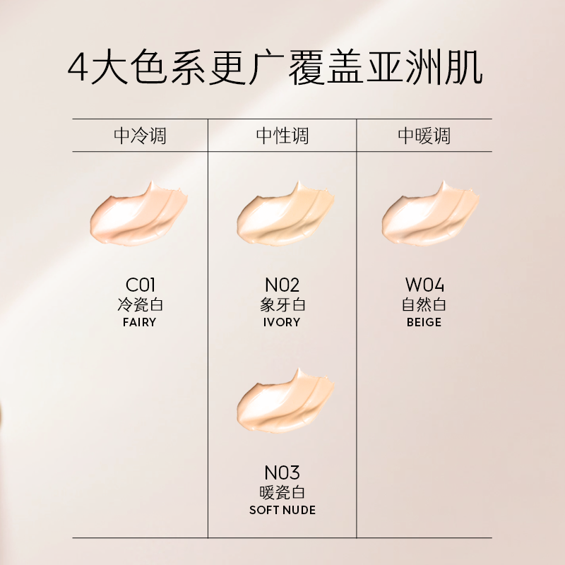 玛丽黛佳(MARIE DALGAR)(混干皮适用)第2代900目自然肌理裸感粉霜双十一 C01较白色 20g