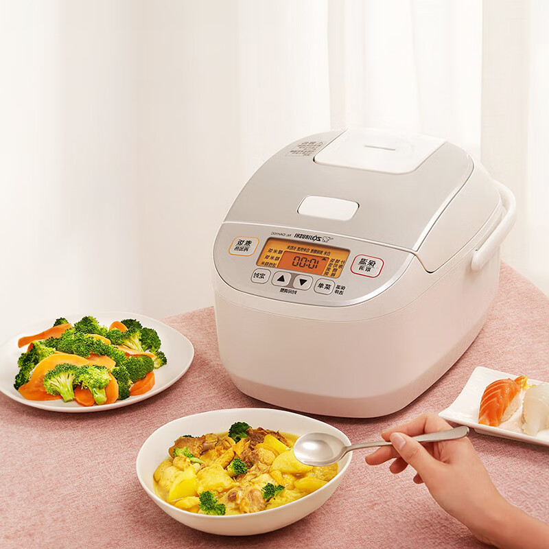 象印(ZO JIRUSHI)电饭煲 多功能电饭锅 家用微电脑电饭煲 多模式操控液晶面板 智能定时预约 节日送礼 NL-DAH18C(5-10人份) 5L