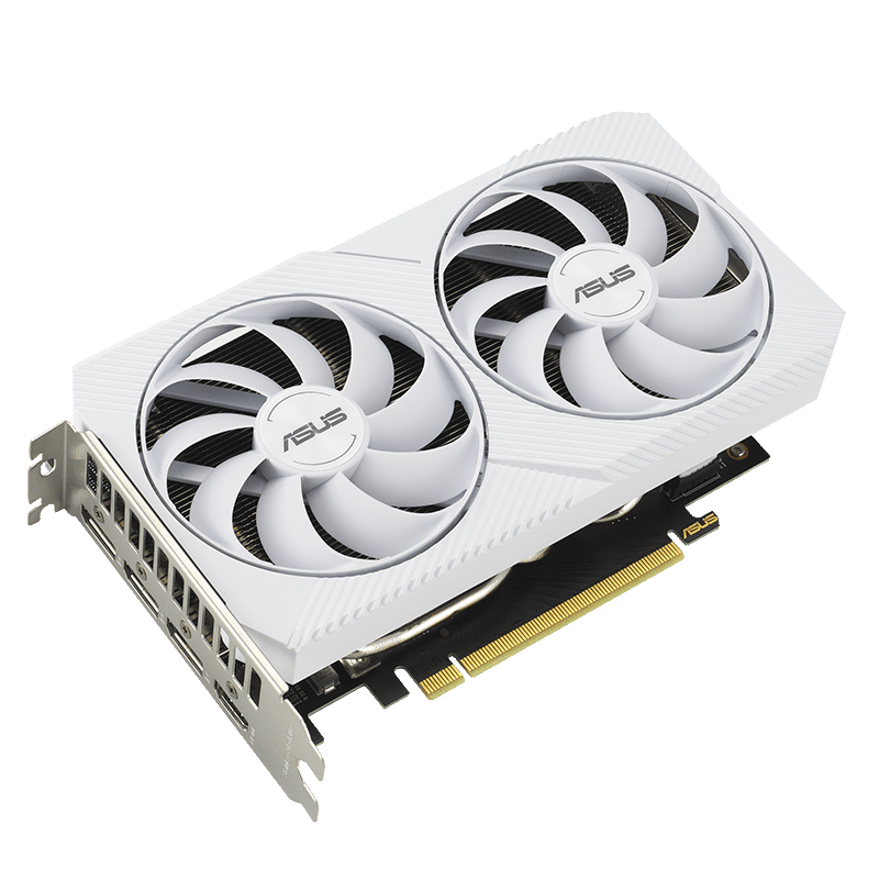 华硕 (asus)白色 dual geforce rtx3060-o8g-white 电竞游戏专业独立