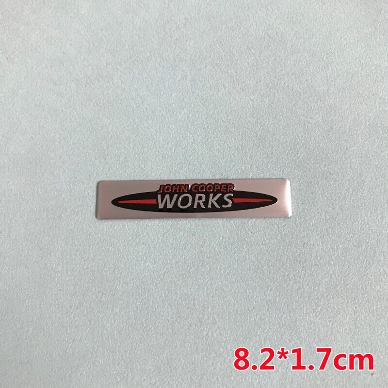 咔仕适用宝马迷你mini改装john cooper works金属车贴 汽车装饰铭牌贴