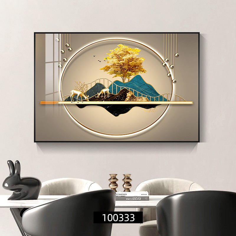 餐厅装饰画单幅现代轻奢餐厅挂画轻奢高感级厨房免打孔画 俗写1079 50