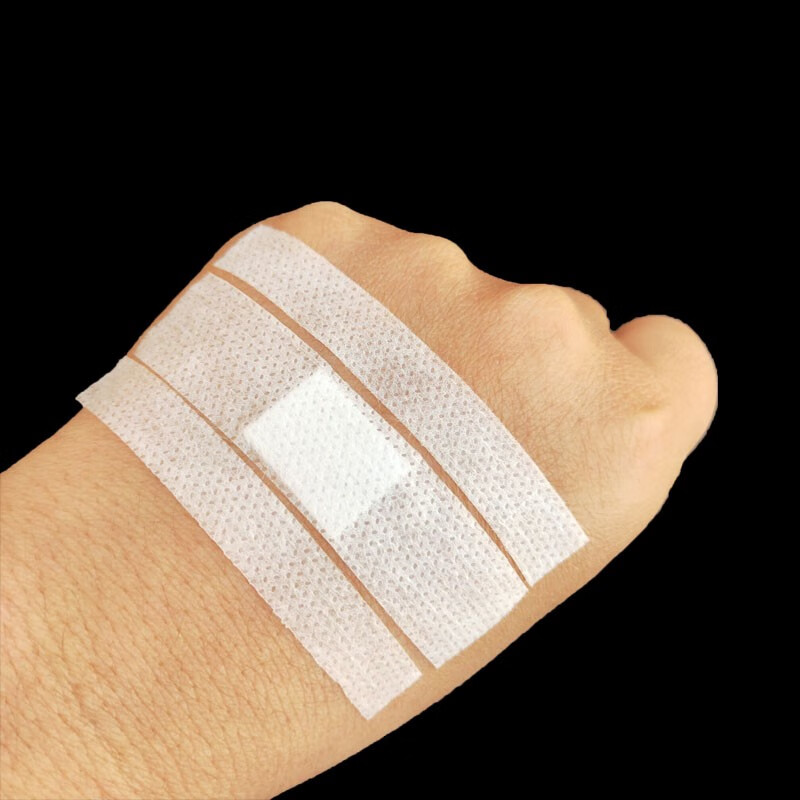 华晨(hc)输液贴一次性打点滴无纺布透气过敏防胶布胶带100片 一盒