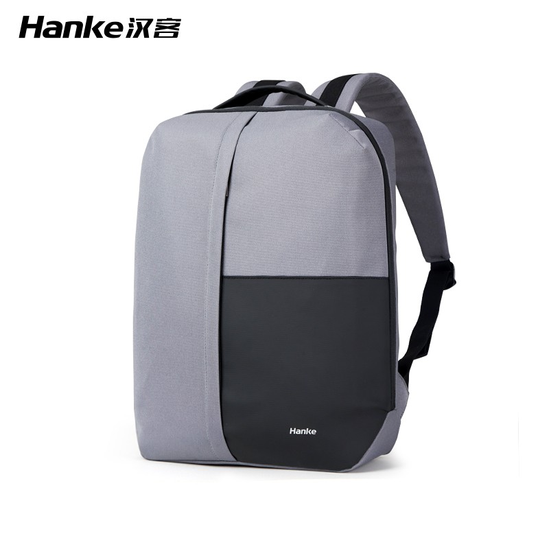 汉客男女款双肩背包轻盈登山包便携户外旅行包 科技灰h6132