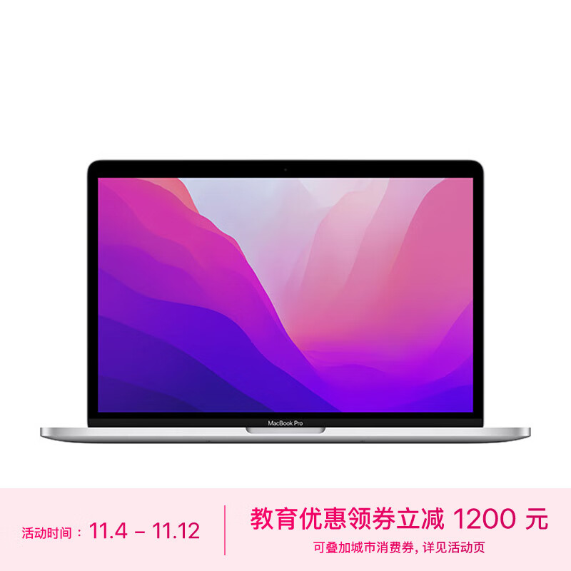 Apple MacBook Pro【教育优惠】13英寸 M2 芯片(8核中央 10核图形) 16G 512G 银色 笔记本Z16U  【定制机】怎么看?