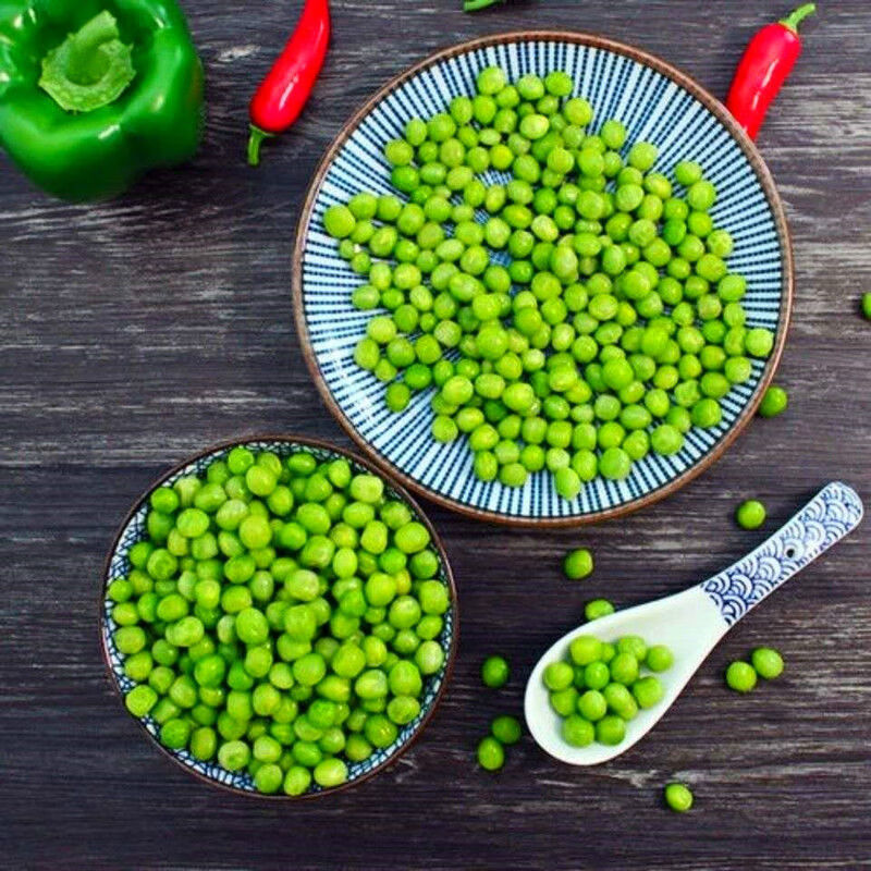 文枝甘福园农家新鲜青豆粒速冻豌豆甜青豆冷冻青豆粒1000g餐饮食材商