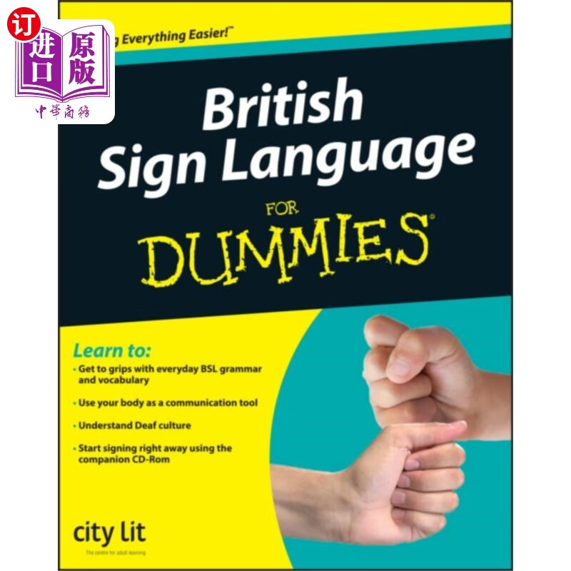 海外直订british sign language for dummies 英国手语傻瓜
