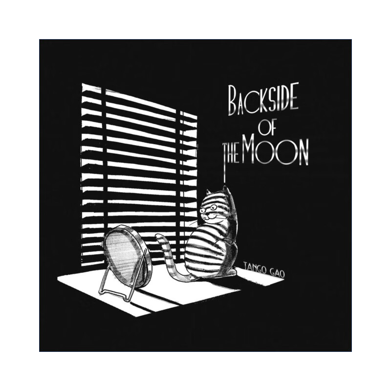 进口原版 backside of the moon 月球背面 幽默漫画 中国漫画家高幼军