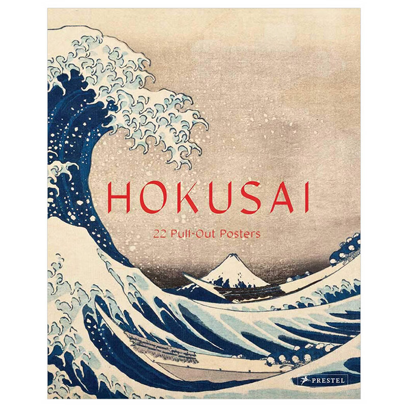 【现货】Hokusai: 22 Pull-Out Posters 北斋：22张拉出海报 英文原版书籍善本图书