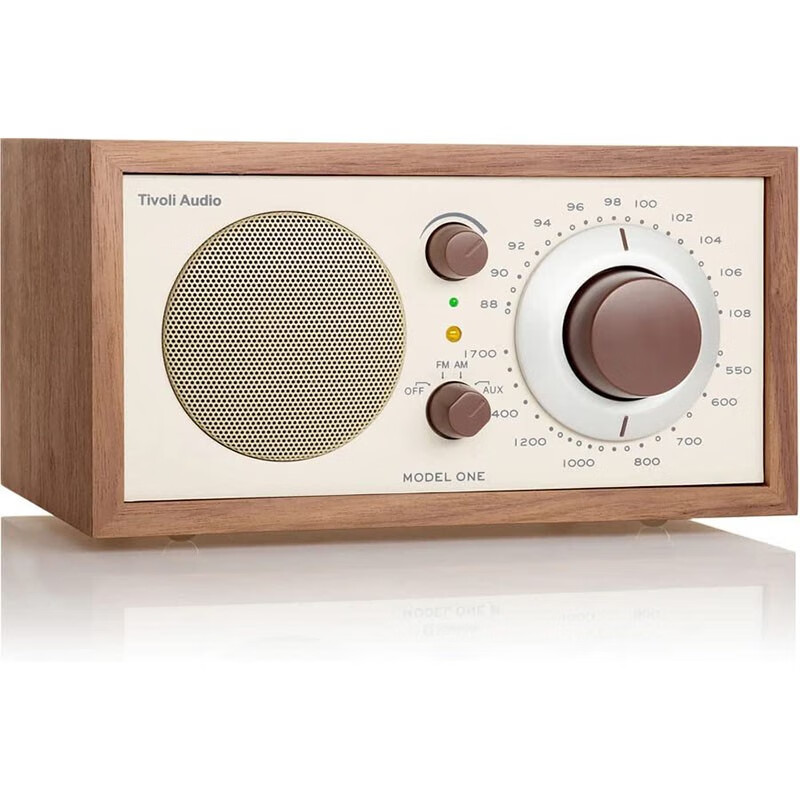 流金岁月(tivoli audio)model one am/fm 台式收音机 经典胡桃木色
