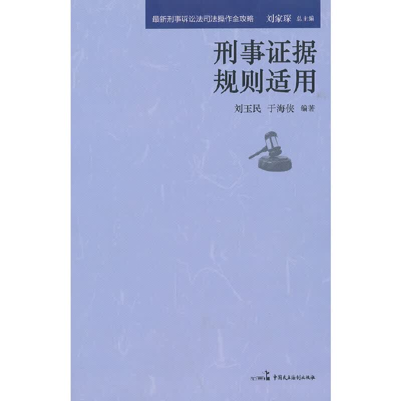 【正版现货】刑事证据规则适用