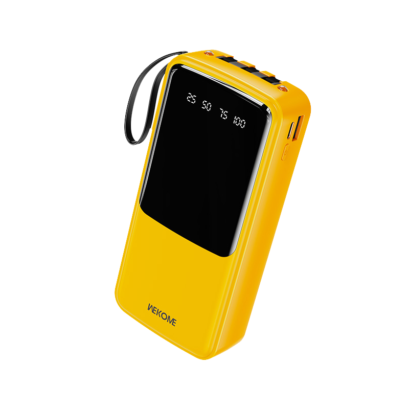 wekome充电宝20000毫安时移动电源小巧大容量可上飞机适用苹果华为