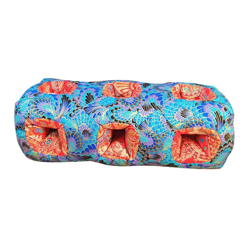 孔玲珑枕头平遥古城耳枕枕透气不压耳朵颈椎枕新中式荞麦壳 十四孔