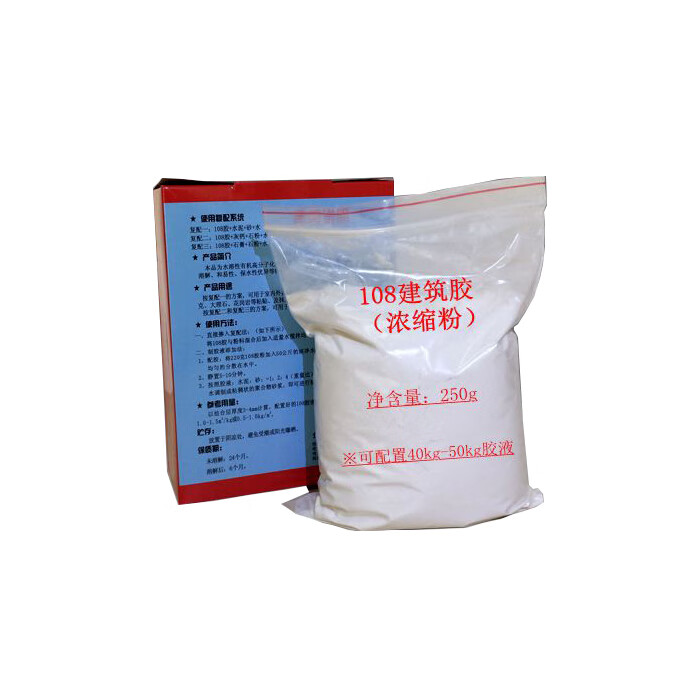 108建筑胶粉速溶浓缩保水性喷拍浆界面拉毛配制抹灰粘结砂浆胶水 100
