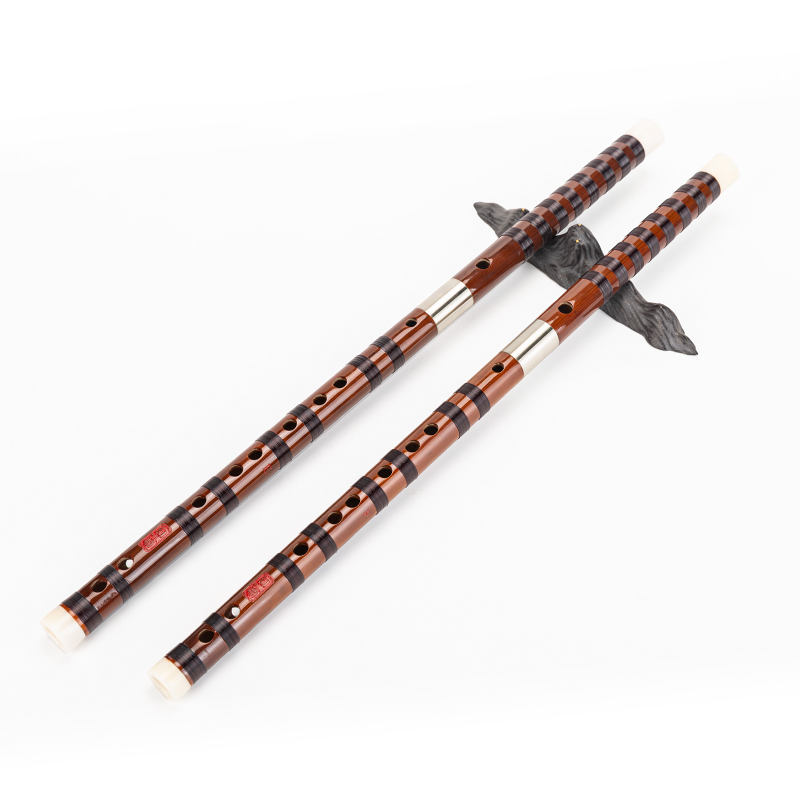 幻响(HUANXIANG)珍品双插二节笛F调苦竹笛子成人演奏横笛高档典藏珍藏级民族吹奏乐器专业演奏竹笛含全套配件