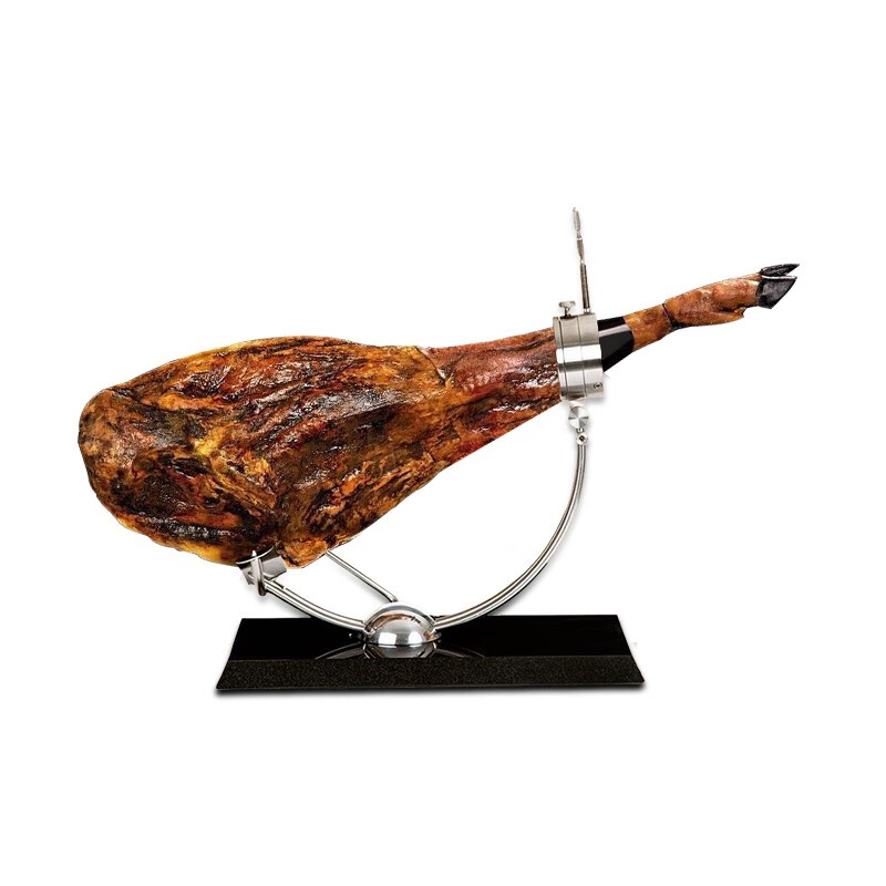 LA MONTANERA 西班牙火腿伊比利亚黑标原装进口即食 DOP产区整只腿礼品盒送礼 【法产认证黑标】100%血统全橡果7-8kg