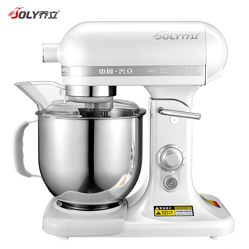 乔立 7500厨师机商用7l鲜奶油打发机静音多功能家用和面机揉面机台式