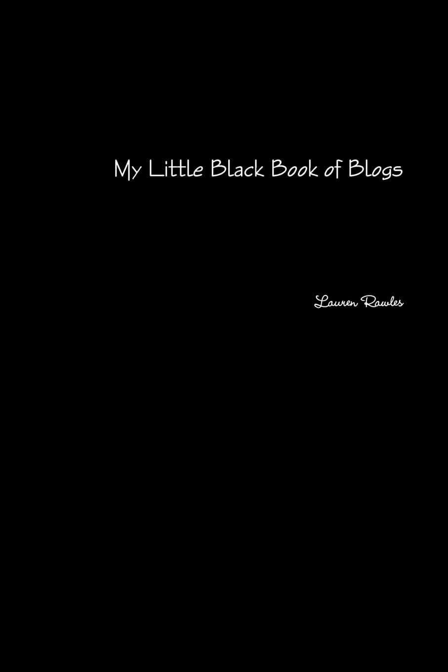 预售 按需印刷 my little black book of blogs