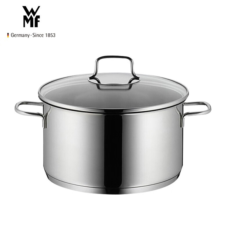 wmf德国福腾宝不锈钢复底汤锅煮锅炖锅燃气明火电磁炉通用24cm汤锅