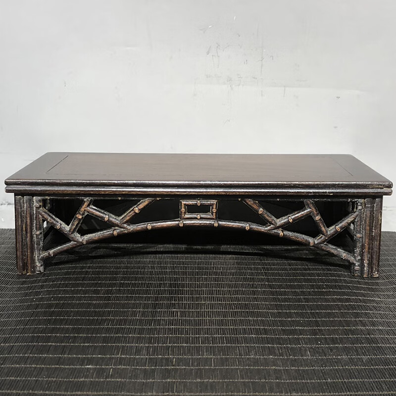 含藏【竹节】炕桌尺寸长37高10cm