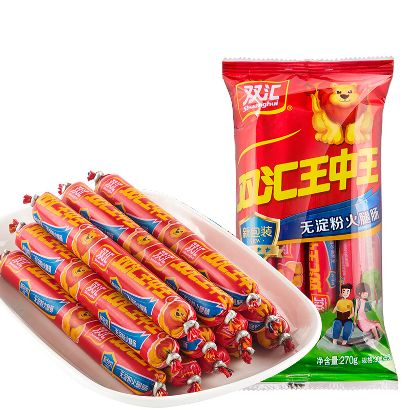 双汇王中王火腿肠  无淀粉香肠火腿 30g*9支/270袋装 露营 烧烤款属于什么档次？