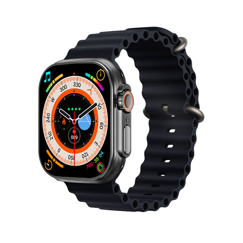 苹果手机通用S8Ultra智能手表Watch测心率血压计步GT8运动 S8 Ultra智能手表黑色