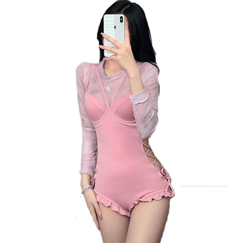 OMOMӾ��Ů�����Ըй���ѧ���ڶ����ݱ�������Ȫ����Ӿװ ��ɫ XXL 113Ԫ