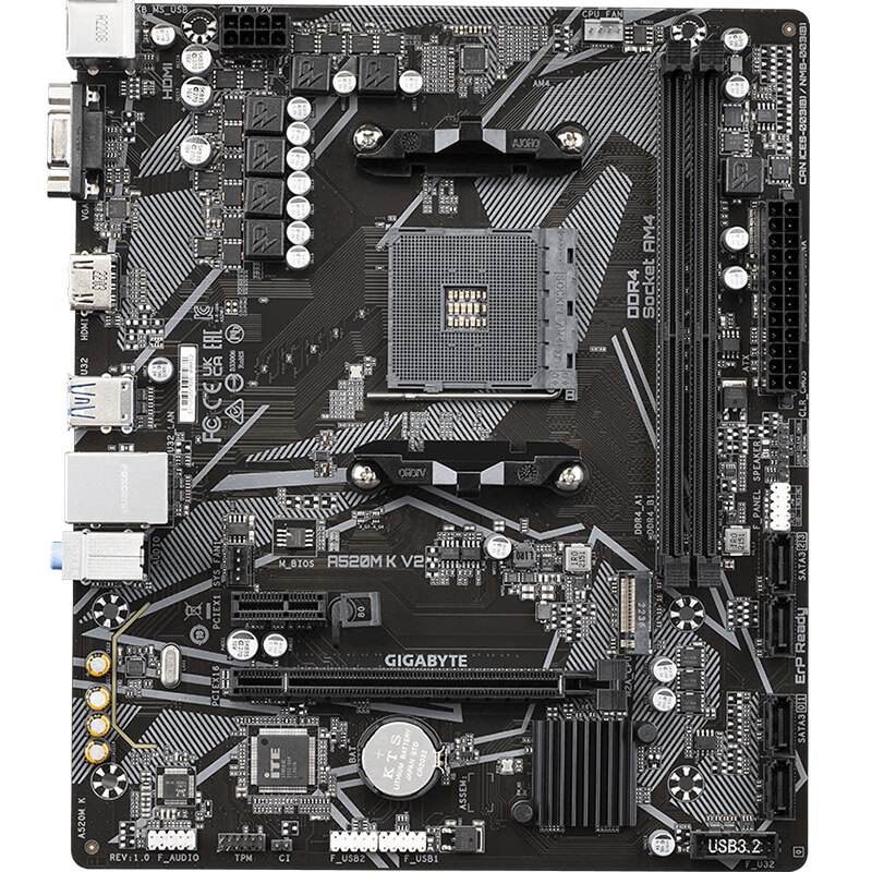 技嘉 超耐久A520M K V2 DDR4 图 6