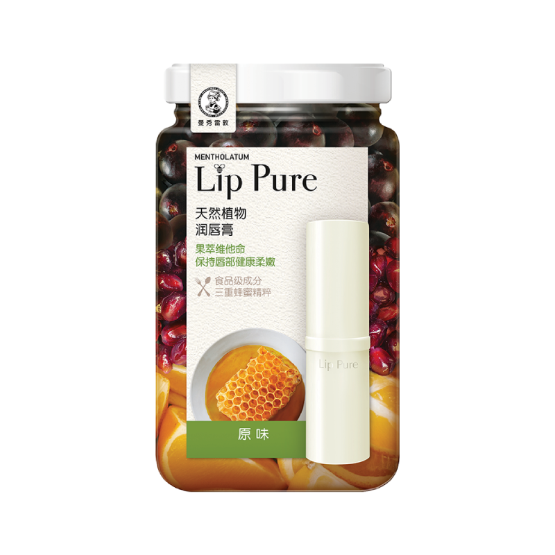 创宙 曼秀雷敦（Mentholatum）蜂蜜修护润唇膏原味4g保湿滋润唇膏女去死皮淡化唇纹防干裂