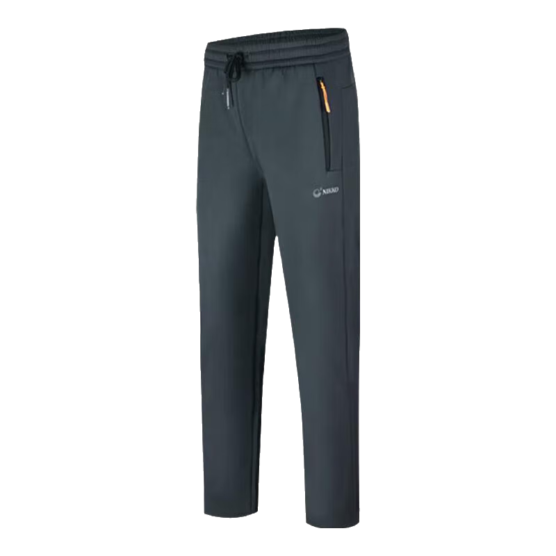 日高（NIKKO）加绒软壳裤户外徒步男款耐磨运动裤登山休闲加厚透气保暖长裤 深灰【男款】 2XL 69元(需领券)