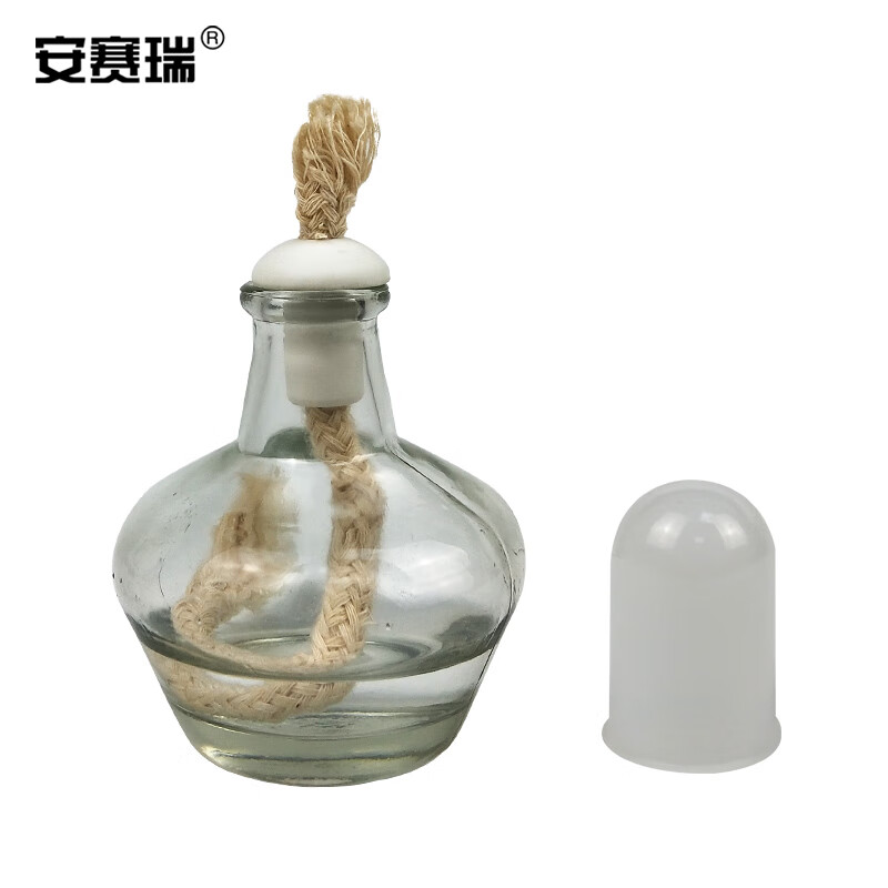 实验室用酒精灯化学加热玻璃仪器 250ml 含灯芯灯帽不含酒精 600871