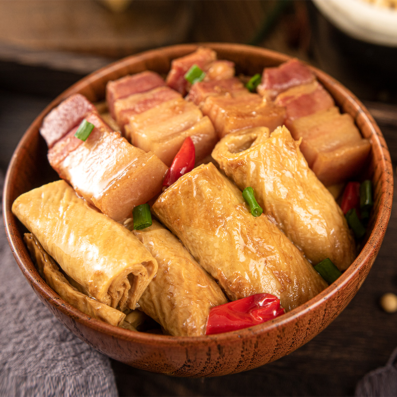 豆笋安徽特产豆腐棍纯手工农家自制干货豆杆豆筋豆棒腐竹豆棍250g