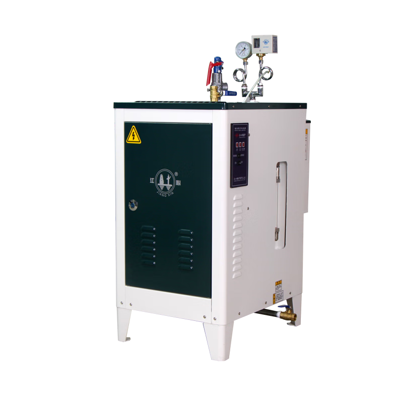 江心全自動(dòng)電加熱蒸汽發(fā)生器服裝廠(chǎng)熨燙洗滌水泥橋梁養護食品加工商用釀酒煮豆漿蒸包子饅頭工業(yè)電鍋爐 QA41-12/24KW-380V-不銹鋼內膽