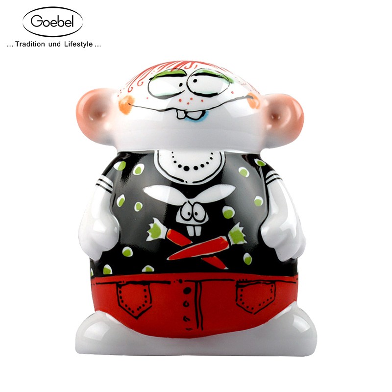 陶瓷创意情侣摆件欧式装饰品艺术礼品生日礼品adam 男孩小瓷偶(黑色)