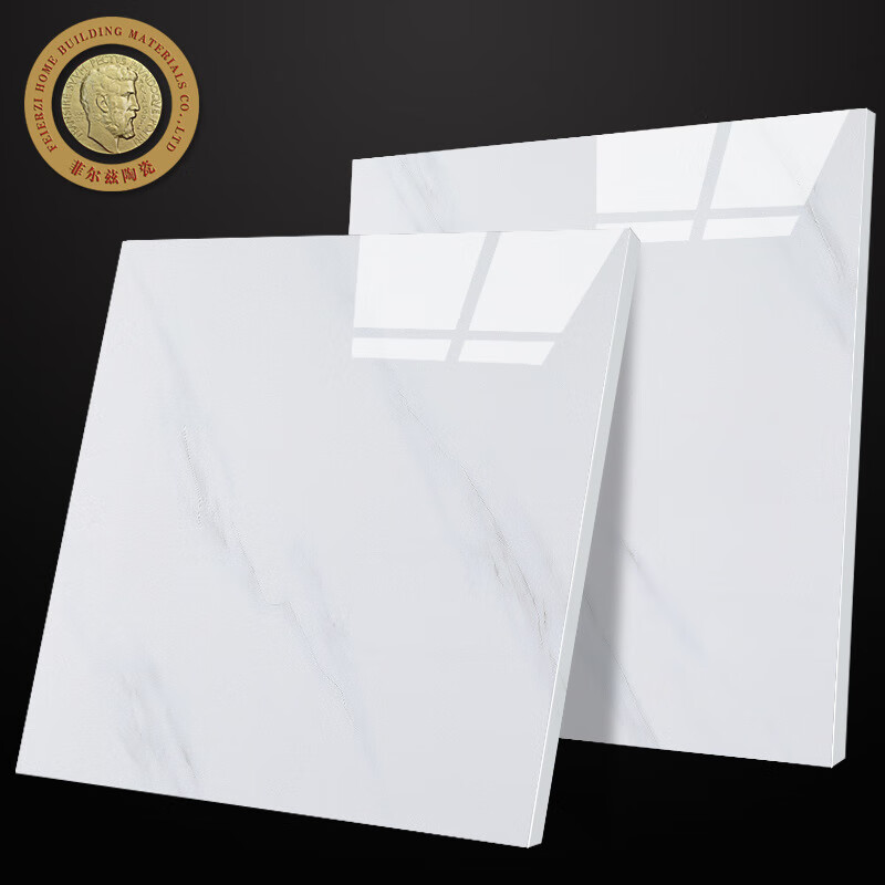 菲尔兹客厅地砖800*800 雅士白简约通体大理石防滑地板砖佛山瓷砖 t