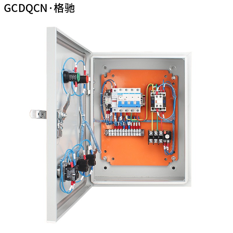 格驰（GCDQCN）风机控制箱消防排烟2.2KW双电源联动4千瓦防火卷帘门定制控制柜配电箱 0.75千瓦~4千瓦 4P