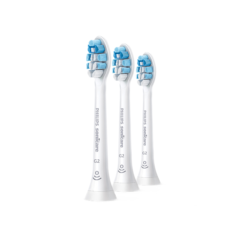 飞利浦（PHILIPS）电动牙刷头适配HX3226HX6730HX6856HX6850HX6800 HX9033/67牙龈护理型3支装